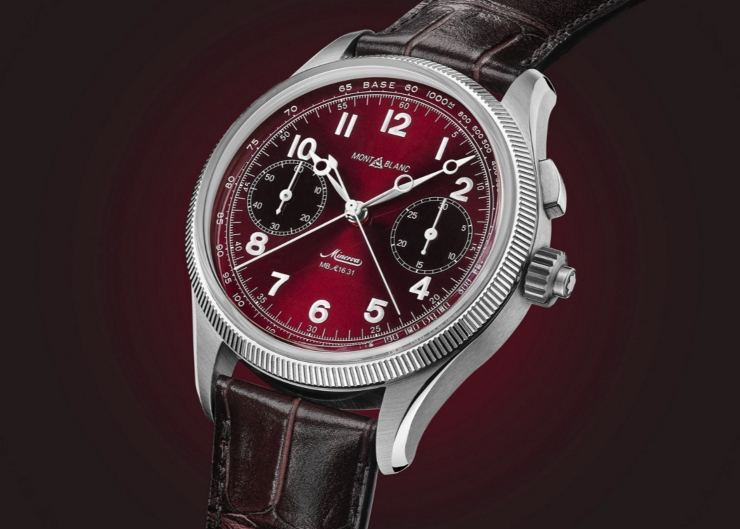 向1930年代Minerva軍用計時經典致敬|Montblanc 1858追針計時腕錶限量版100