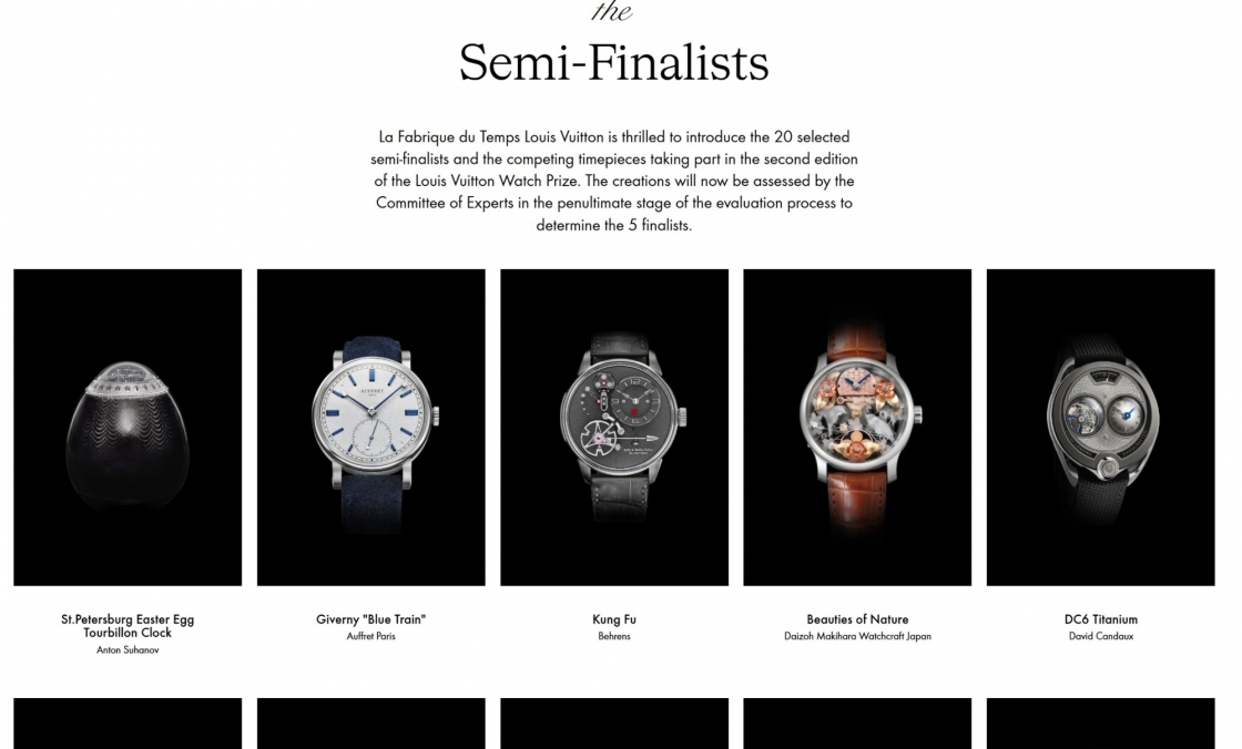 LOUIS VUITTON - TAMBOUR - W1ST20 - LV Watch Prize 2025 入圍名單公布｜20 款獨立製錶作品重點一次看