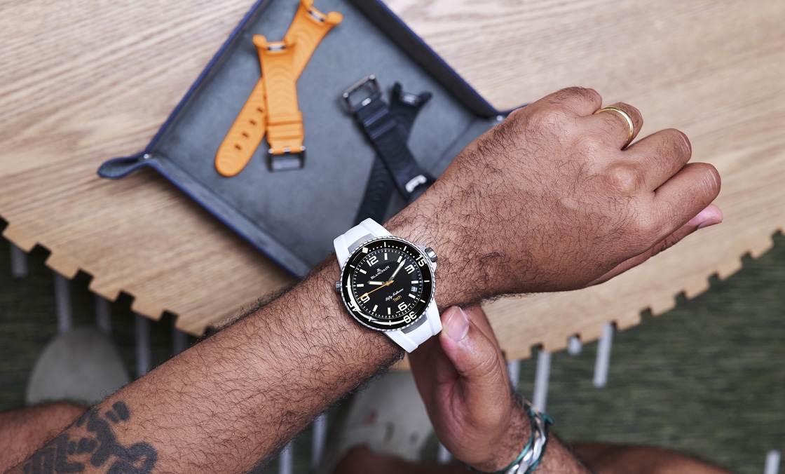 BLANCPAIN - FIFTY FATHOMS - 5029-12B30-94A - 寶珀全新錶帶快拆系統,五十噚Tech-nicolors腕錶率先採用