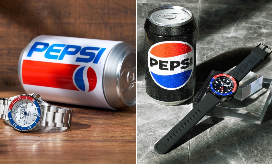 SEIKO - 5 SPORTS - SRPL99 - 「百事圈」終於名正言順,SEIKO正式推出Pepsi聯名限量錶