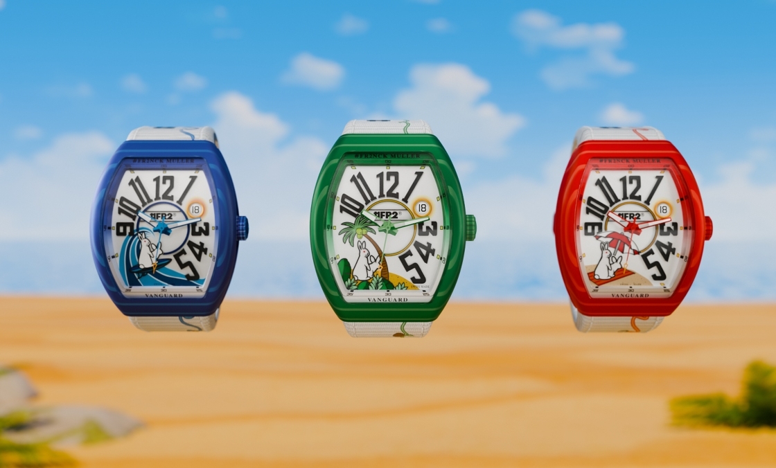 FRANCK MULLER - VANGUARD - V 41 SC DT BEACH FR2 GFRGFRG (BC) - 夏日情浪,頭狂「色」放|FRANCK MULLER × #FR2限量新錶#FR2NCK MULLER Vanguard Beach