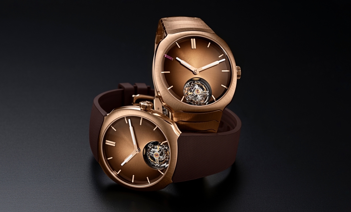 H. MOSER & CIE - STREAMLINER - 甜蜜優雅的疾速聯乘！H. MOSER & CIE.攜手Pierre Gasly推出Streamliner陀飛輪朱古力煙燻色限量版