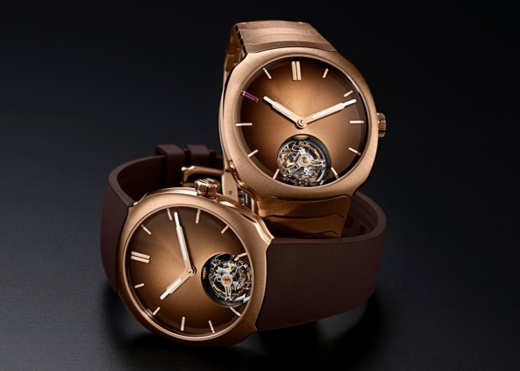 甜蜜優雅的疾速聯乘!H. MOSER & CIE.攜手Pierre Gasly推出Streamliner陀飛輪朱古力煙燻色限量版