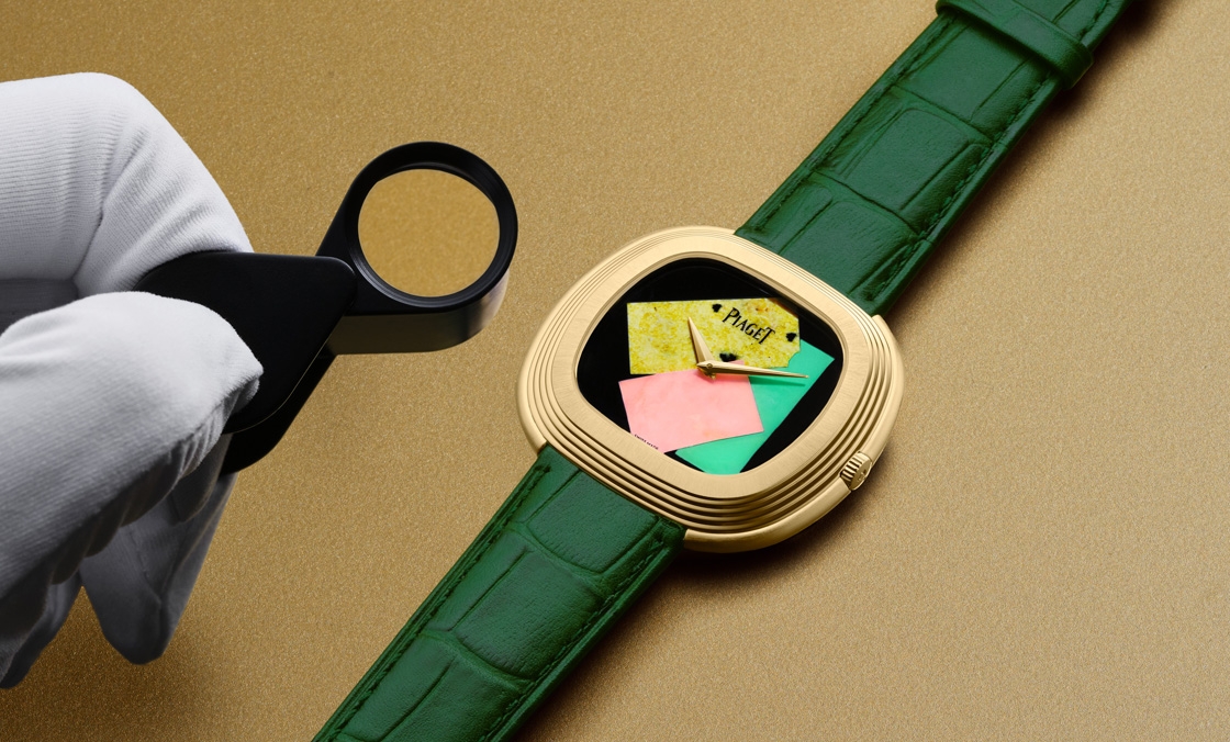 PIAGET - ANDY WARHOL - G0A50243 - 寶石版普普拼貼!Piaget Andy Warhol系列 Collage 18K黃金彩色寶石面盤自動上鍊腕錶