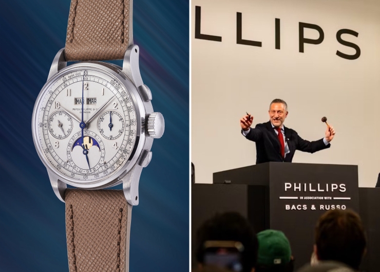 不鏽鋼聖盃再現｜Patek Philippe Ref. 1518以1.4億港幣成交，改寫百達翡麗古董腕錶拍賣紀錄