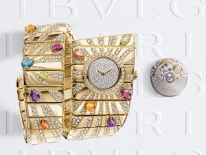 機械與工藝並重，BVLGARI以金燦姿態定義高級女錶之巔