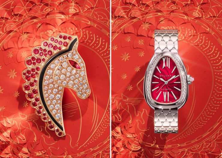 紅色入作，馬年限定｜BVLGARI農曆新年特別款珠寶與腕錶