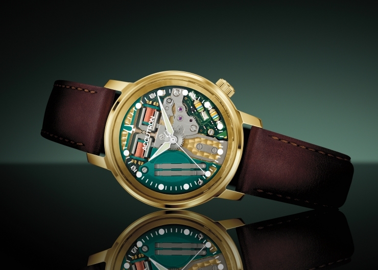 「嗡」一聲，傳奇音叉穿越65年歸來！ACCUTRON推出新一代音叉腕錶Spaceview 314