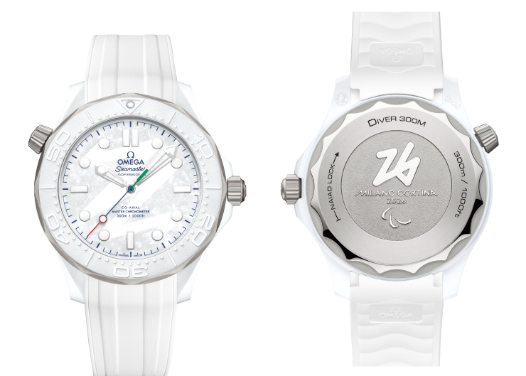 純白極致的冰雪美學！歐米茄推出海馬潛水300米「Milano Cortina 2026」帕運特別版