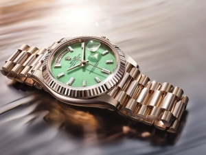 勞力士Day-Date 40 228235JG，蠔式腕錶百週年的三個生日禮物