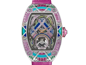 動態彩虹流光乍現，珠寶與機械的極致結合｜RICHARD MILLE RM HJ-02自動上鍊陀飛輪鏤空腕錶 