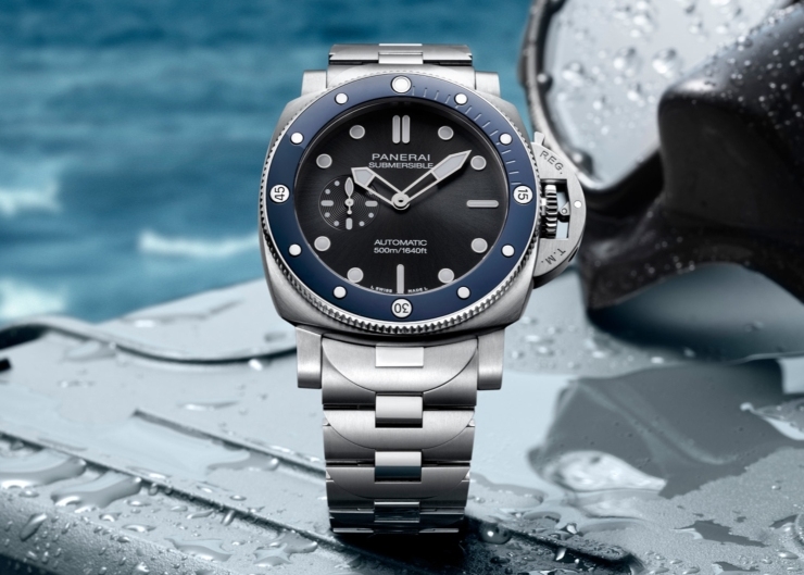 44毫米Submersible首見金屬鍊帶款｜Panerai Submersible系列腕錶 PAM01756