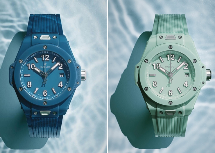石油藍、薄荷綠加入陣容！Hublot Big Bang 33毫米彩色陶瓷腕錶無鑲鑽版再添新色