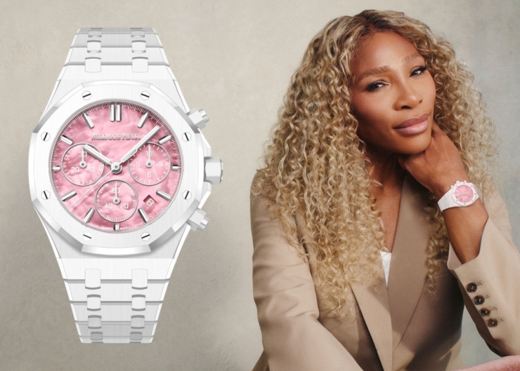 網球女王 × Royal Oak！愛彼首度攜手Serena Williams推出Royal Oak白色陶瓷38mm限量版
