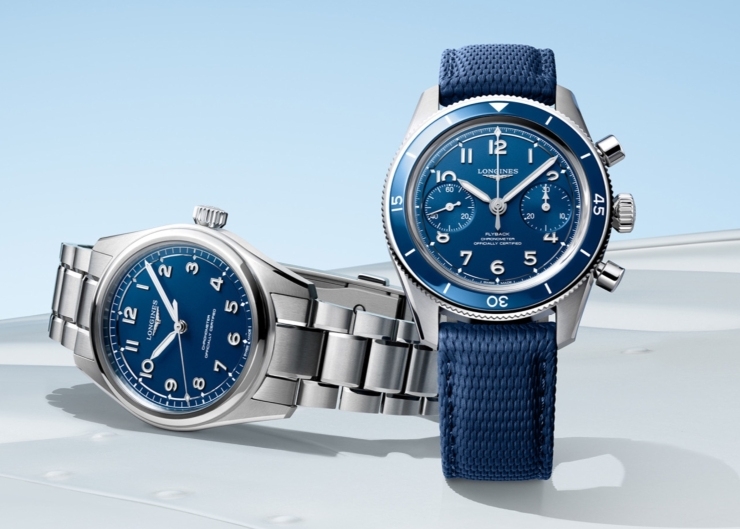 以霧面藍色面盤演繹飛行儀器美學，Longines Spirit Pilot先行者飛行員系列2026新作