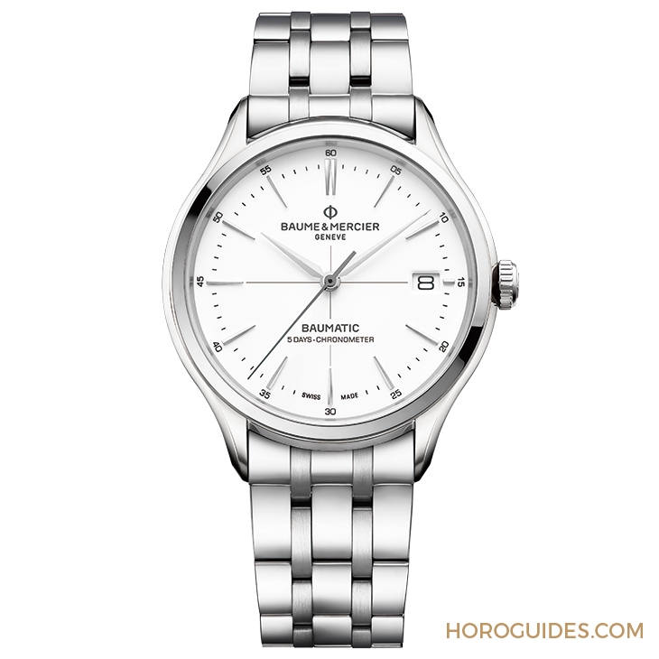 Baume & Mercier - Clifton - M0A10519 - 搭載新生代BM13機芯，名士表Clifton Baumatic高實搭日常款式