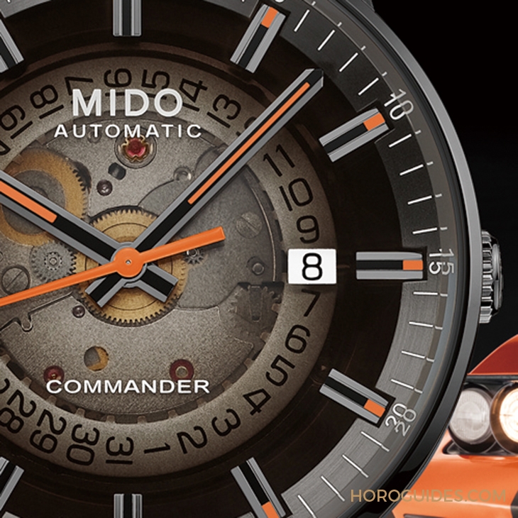 MIDO - COMMANDER - M021.407.37.411.00 - 機械美學的前衛之作|MIDO Commander Gradient漸層80小時腕錶