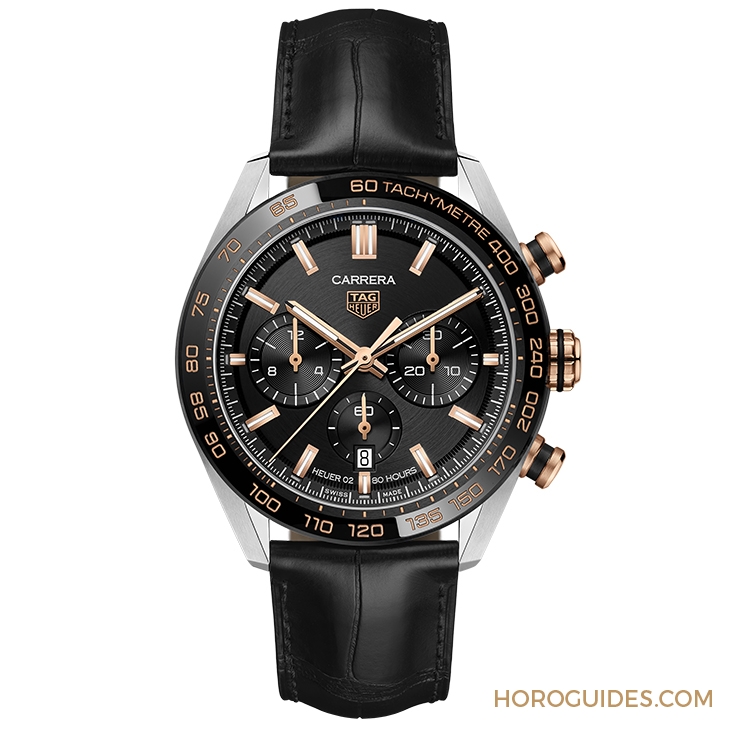 TAG HEUER - TAG HEUER Carrera再出力作,現代風多彩面盤誌慶品牌週年