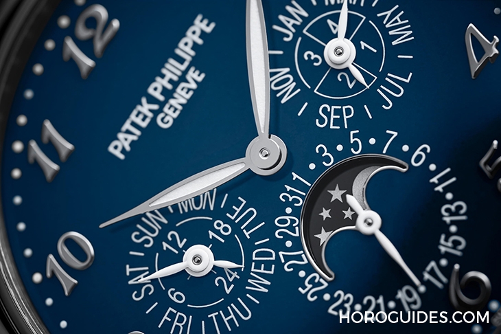 PATEK PHILIPPE - GRAND COMPLICATIONS - 5374G-001 - 視聽都是極致饗宴!百達翡麗5374G三問萬年曆,「教堂鐘聲」配藍色大明火琺瑯錶面