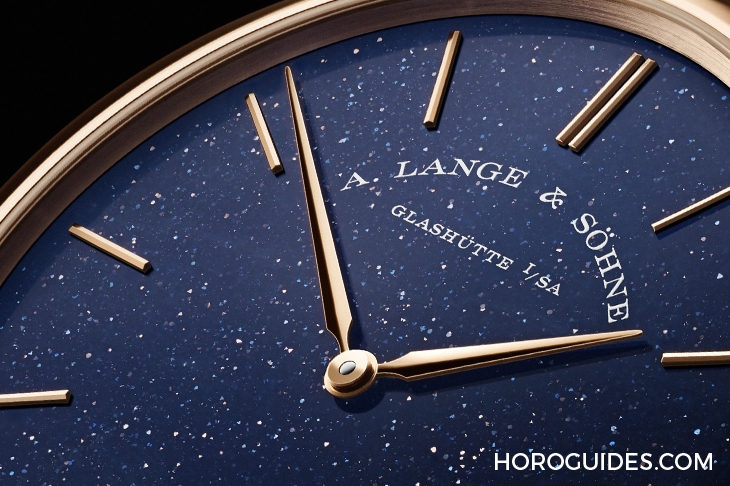 A. LANGE & SÖHNE - SAXONIA - 211.088 - 耀眼星夜|朗格Saxonia Thin砂金石玻璃18K玫瑰金新色