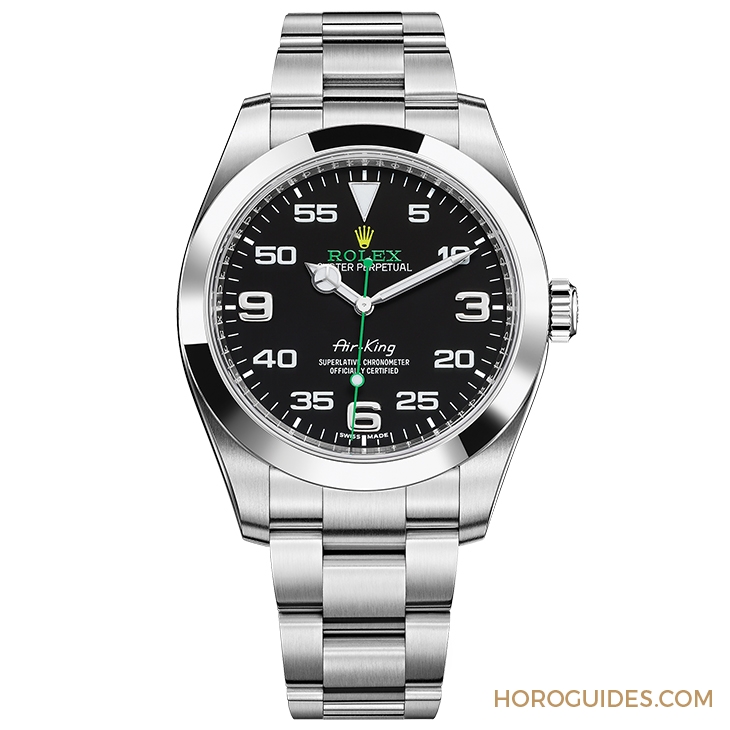 ROLEX - AIR-KING - 116900-0001 - 勞力士入門二選一 ! 探一 Explorer I 124270 vs 空中霸王 Air King 116900