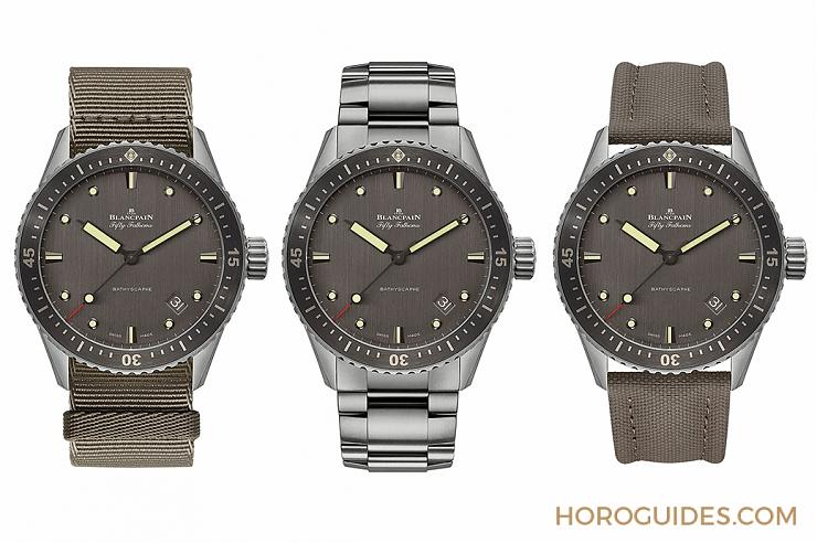 BLANCPAIN - FIFTY FATHOMS - 5000-1210-98S - 首款鈦金屬材質的BLANCPAIN深潛器腕錶