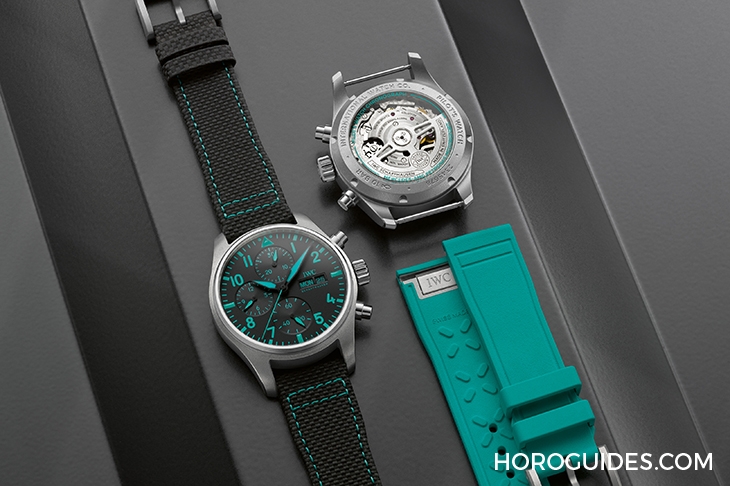 IWC - PILOT - IW388108 - IWC第一款F1車隊官方時計，Mercedes-AMG馬石油綠色亮眼上手