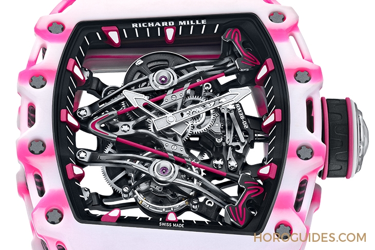 RICHARD MILLE - MASTERPIECES - RM 38-02 - 這樣一只粉紅色的Richard Mille腕錶|RM38-02 Bubba Watson陀飛輪