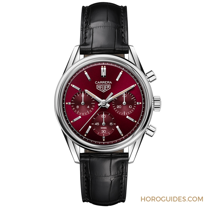 TAG HEUER - CARRERA - CBK221G.FC6479 - 高調復古感!TAG Heuer CARRERA紅面限量計時腕錶