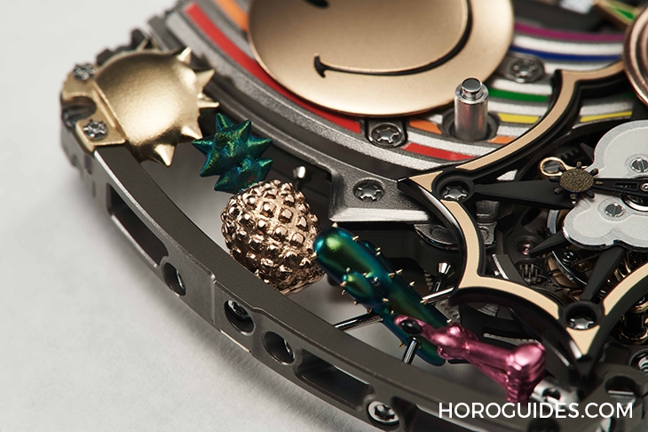 RICHARD MILLE - LIMITED EDITION - RM 88 - Richard Mille少見樂園化的一面!RM88 Smiley自動上鍊陀飛輪腕錶