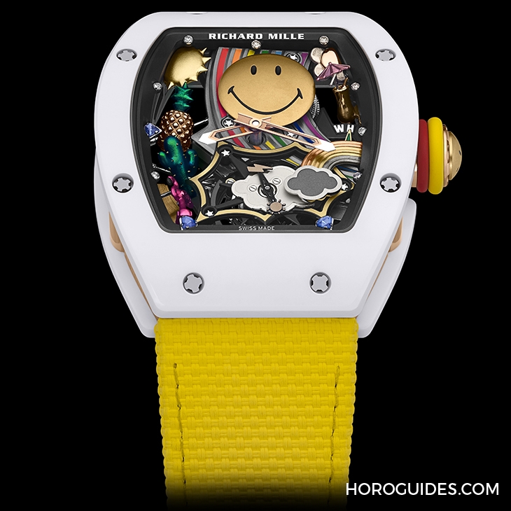 RICHARD MILLE - LIMITED EDITION - RM 88 - Richard Mille少見樂園化的一面!RM88 Smiley自動上鍊陀飛輪腕錶