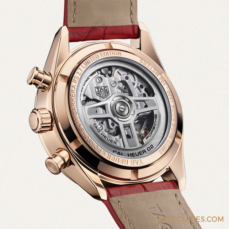 TAG HEUER - CARRERA - CBN2016.EB0275 - 賀最速德國量產車問世50年！TAG Heuer推出Porsche 911 Carrera RS 2.7限量腕錶傳神演繹