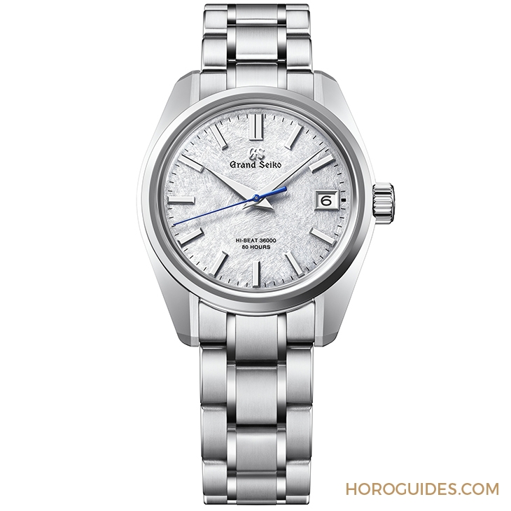 GRAND SEIKO - Heritage - SLGH013 - 淡藍面盤呈現岩手山「融雪」美景，Grand Seiko 44GS首款白鋼材質