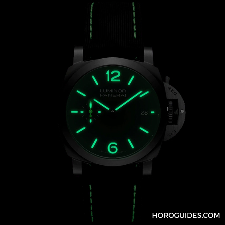 PANERAI - LUMINOR - PAM01353 - 電競美學加身，雷蛇螢光綠在發光｜Panerai Luminor Quaranta Razer特別版