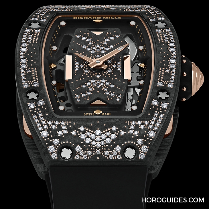 RICHARD MILLE - WOMEN - RM 07-01 - 碳纖維鑲嵌鑽石的明暗共生之美|RICHARD MILLE RM 07-01 INTERGALACTIC星系推出4款新作