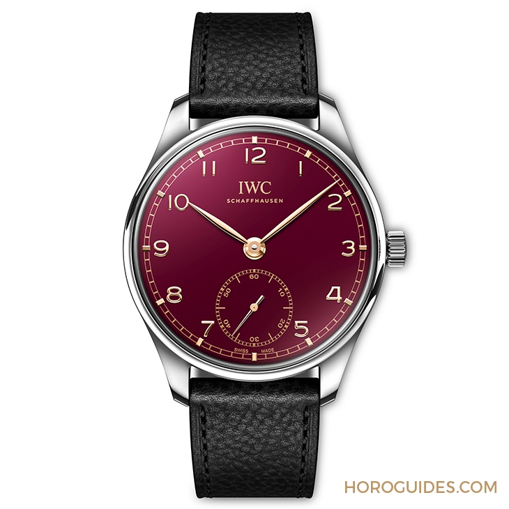 IWC - PORTUGIESER - IW358315 - 酒紅面盤、金兔自動盤，IWC推出癸卯賀歲錶：葡萄牙系列自動腕錶40「中國新年」特別版