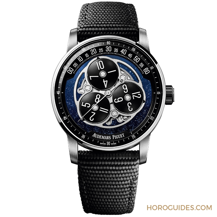 AUDEMARS PIGUET - CODE 11.59 - 15212NB.OO.A002KB.01 - 猶如一道優美謎題的古老顯時機制｜愛彼CODE 11.59系列星輪腕錶，再現「時間漫遊」功能