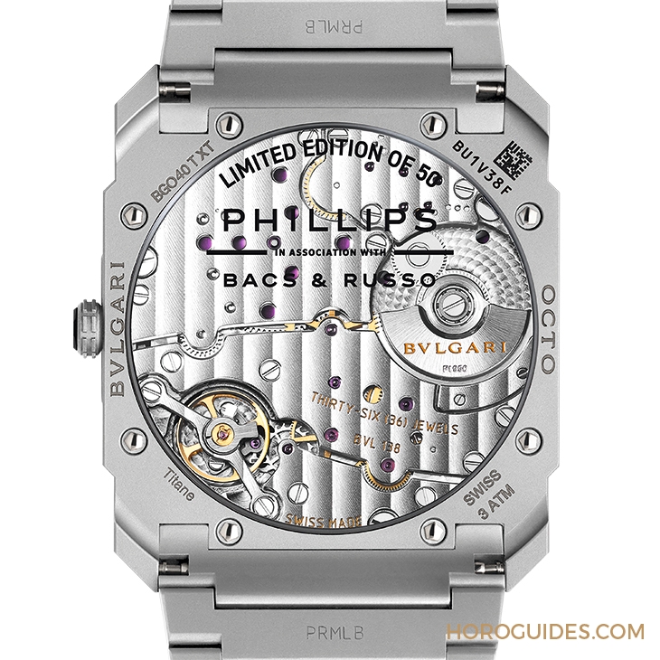 BVLGARI - OCTO - 103709 - 寶格麗推出具有復古設計的BVLGARI Octo Finissimo二針款限量版腕錶