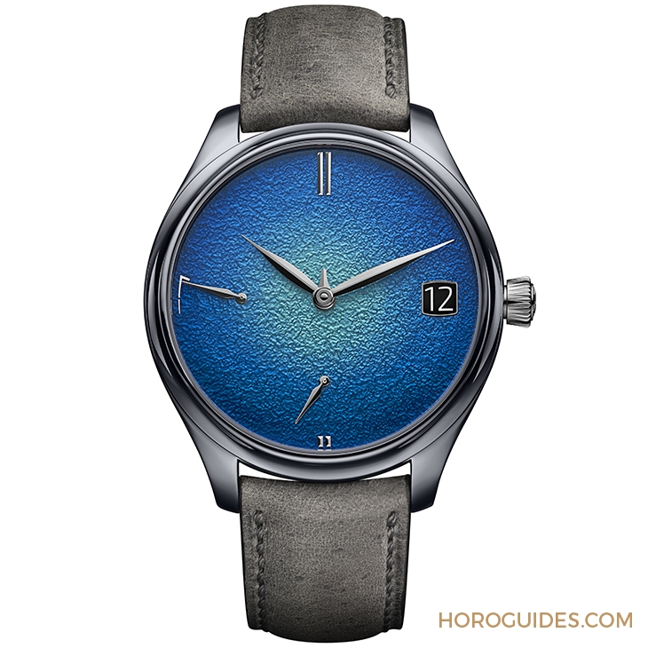 H. MOSER & CIE - ENDEAVOUR - 1800-2000 - H. MOSER & CIE.亨利慕時萬年曆推出鉭金屬材質 搭配「深淵藍」錶盤