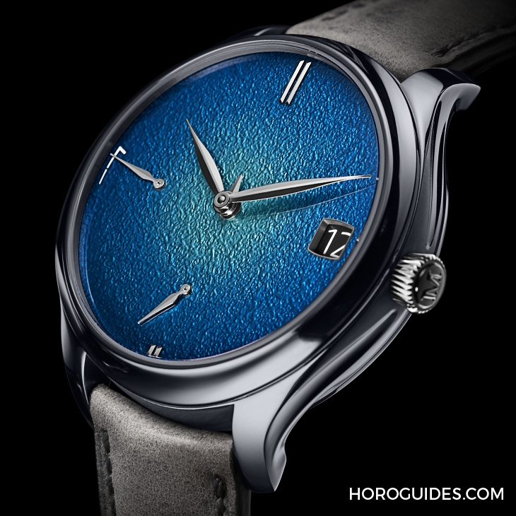 H. MOSER & CIE - ENDEAVOUR - 1800-2000 - H. MOSER & CIE.亨利慕時萬年曆推出鉭金屬材質 搭配「深淵藍」錶盤
