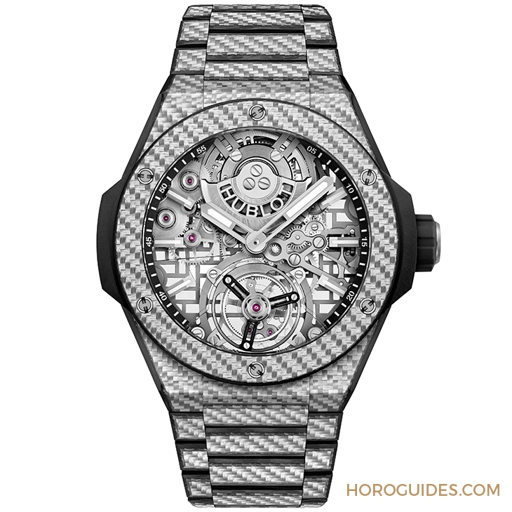 HUBLOT - BIG BANG - 455.YS.0170.YS - HUBLOT BIG BANG陀飛輪全碳纖維鍊帶腕錶 材質大師的輕量化傑作