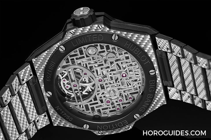 HUBLOT - BIG BANG - 455.YS.0170.YS - HUBLOT BIG BANG陀飛輪全碳纖維鍊帶腕錶 材質大師的輕量化傑作