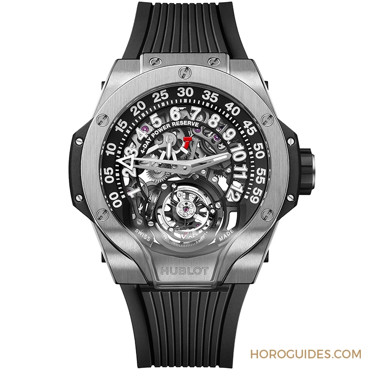HUBLOT - BIG BANG - 913.NX.1170.RX - HUBLOT全新MP-13 雙軸陀飛輪雙逆跳腕錶 挑戰極限工藝
