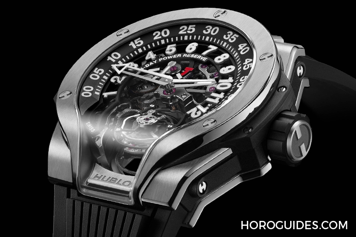 HUBLOT - BIG BANG - 913.NX.1170.RX - HUBLOT全新MP-13 雙軸陀飛輪雙逆跳腕錶 挑戰極限工藝