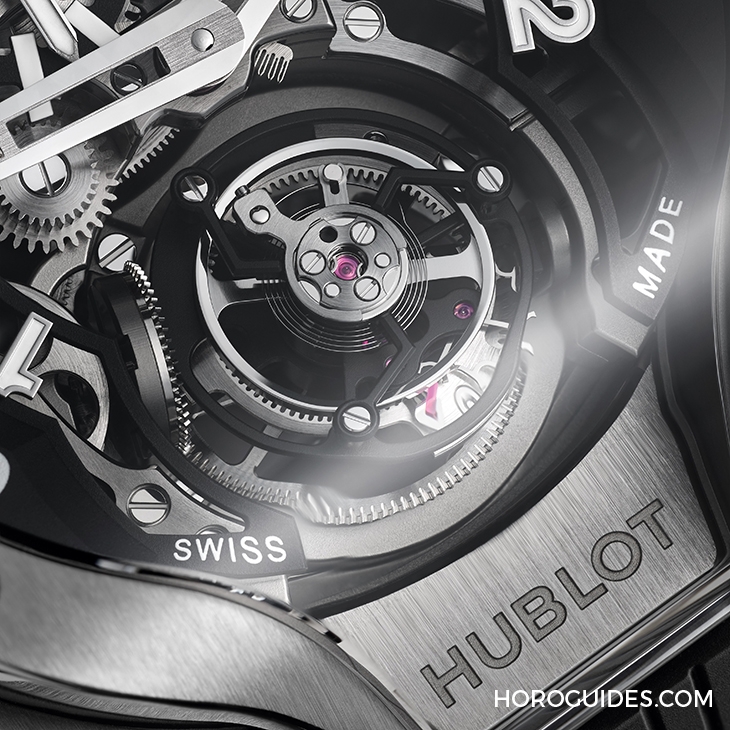 HUBLOT - BIG BANG - 913.NX.1170.RX - HUBLOT全新MP-13 雙軸陀飛輪雙逆跳腕錶 挑戰極限工藝