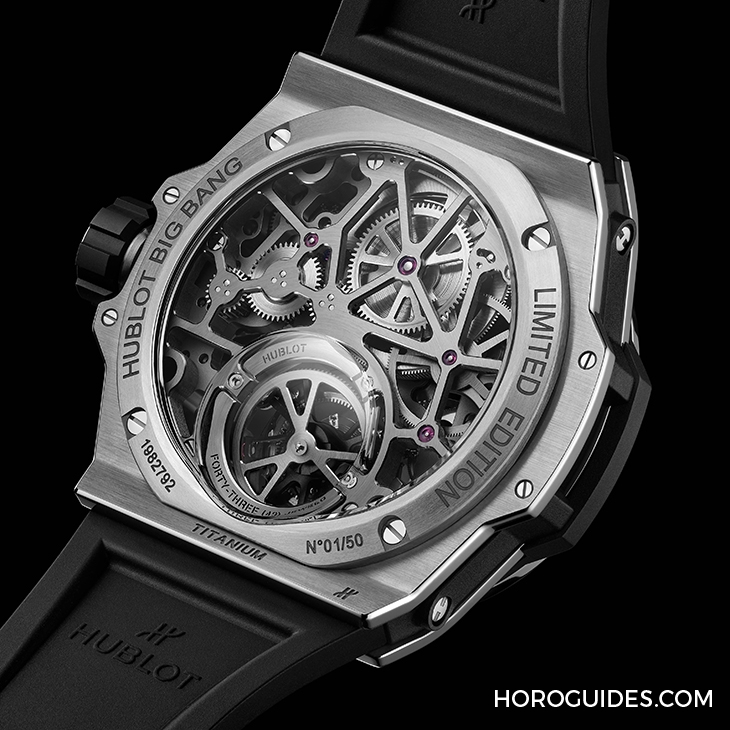 HUBLOT - BIG BANG - 913.NX.1170.RX - HUBLOT全新MP-13 雙軸陀飛輪雙逆跳腕錶 挑戰極限工藝