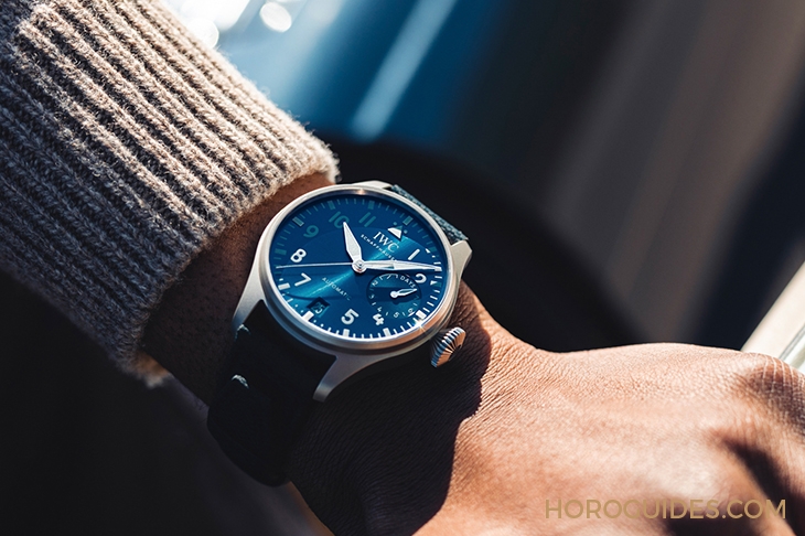 IWC - PILOT - IW501019 - 藍面鈦金屬錶殼!IWC推出大型飛行員腕錶Racing Works特別版