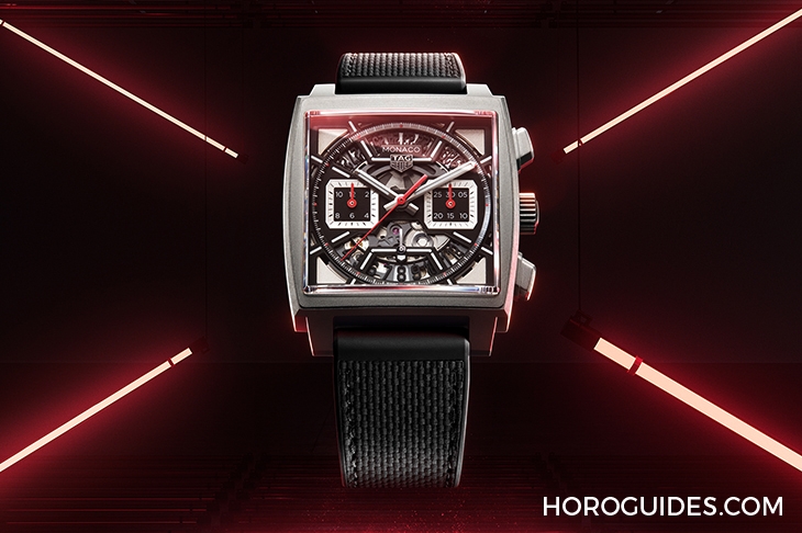 TAG HEUER - MONACO - CBL2184.FT6236 - TAG Heuer Monaco摩納哥系列計時碼錶首見鏤空錶盤設計