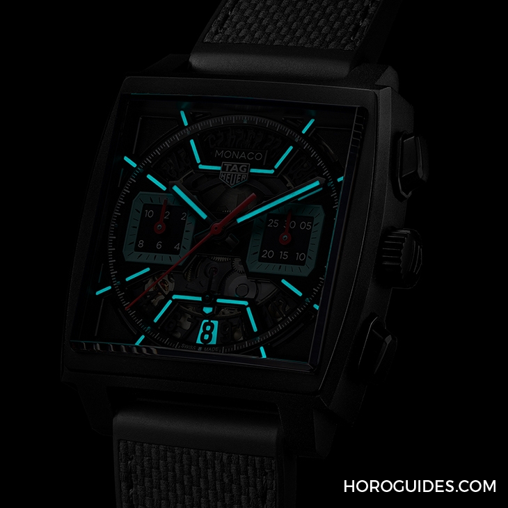 TAG HEUER - MONACO - CBL2184.FT6236 - TAG Heuer Monaco摩納哥系列計時碼錶首見鏤空錶盤設計