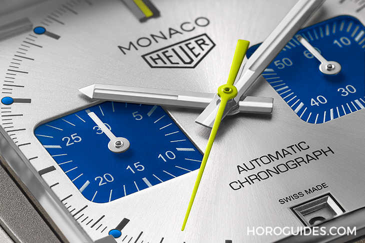TAG HEUER - MONACO - CAW218C.FC6548 - 法國賽車藍來了，TAG Heuer Monaco計時碼錶限量新色亮相